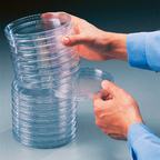 Fisherbrand* Petri Dishes with Clear Lids > 100 x 15mm, Beveled Ridge CS OF 500
