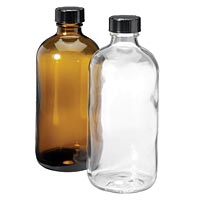 NARROW-MOUTH GLASS BOTTLES BOSTON ROUND CLICK ITEM FOR SIZES AND PRICING***