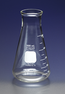 Wide Mouth Erlenmeyer Flasks, Heavy Duty Rim   CLICK ITEM FOR SIZES AND PRICING***