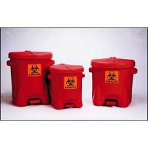 Eagle High Density Polyethylene Biohazardous Waste Cans **CLICK ITEM FOR SIZES**