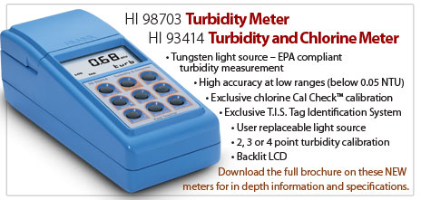 HANNA 93414 TURBIDITY AND CHLORINE METER