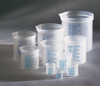 Azlon ® "Square Ratio" Beakers,POLYMETHYLPENTENE PM CLICK ITEM FOR SIZES AND PRICING***