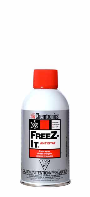 CHEMTRONICS Freez-ItŪ 10oz Antistat Aerosol