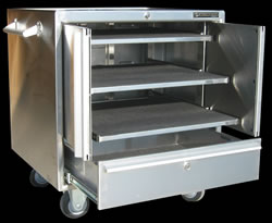 The All Stainless Steel MTech1 Modular Storage Unit.