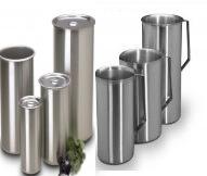 GRIFFIN STYLE STAINLESS STEEL BEAKERS- CLICK ITEM FOR SIZES AND PRICING***