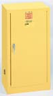 15-Gal Compact Storage Cabinet w/one shelf, 1-door manual close, 23-1/4"W x 18"D x 44"H - Yellow Onl