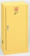 15-Gal Compact Storage Cabinet w/one shelf, 1-door manual close, 23-1/4"W x 18"D x 44"H - Yellow Onl
